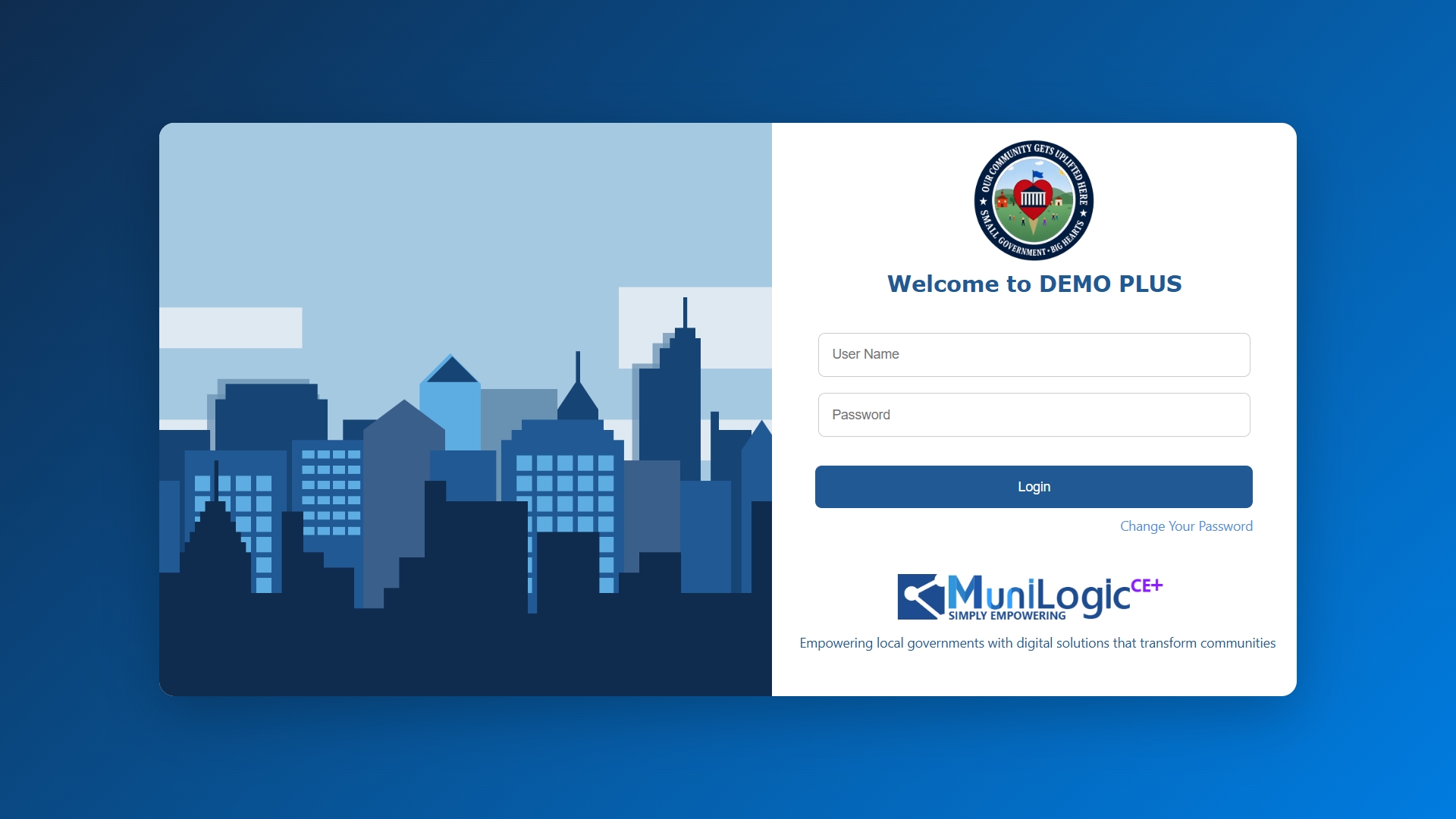 Electronic building permits on MuniLogic CE Plus