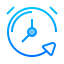 Icon representing real-time updates, event calendars, and available community services.