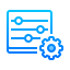 Icon for configurable portals tailored to local government and stakeholder needs.